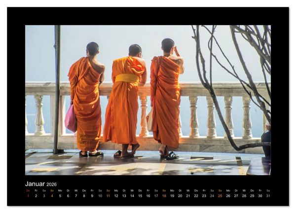 Produktbild: Thailand - Traumstr&auml;nde und Tempel (Wandkalender 2026 DIN A3 quer), CALVENDO Monatskalender