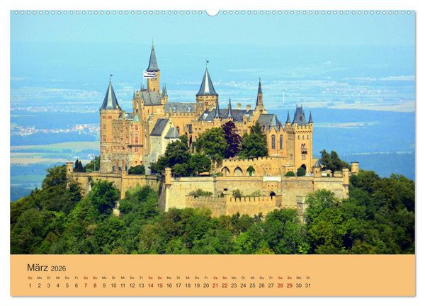 Produktbild: Unsere sch&ouml;ne Heimat - Die Schw&auml;bische Alb (hochwertiger Premium Wandkalender 2026 DIN A2 quer), Kunstdruck in Hochglanz