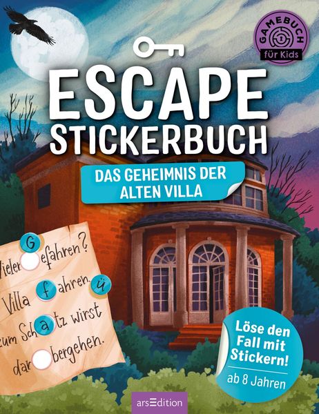 Produktbild: Escape-Stickerbuch &ndash; Das Geheimnis der alten Villa