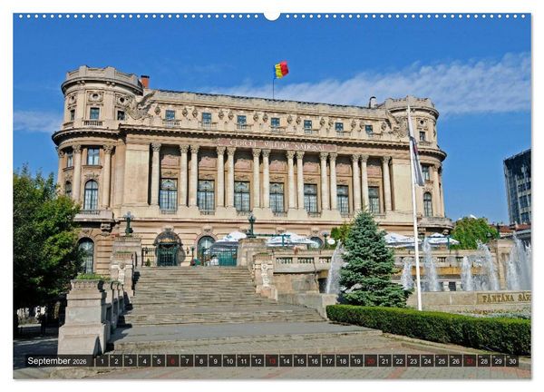 Produktbild: Bukarest - Paris des Ostens (Wandkalender 2026 DIN A2 quer), CALVENDO Monatskalender