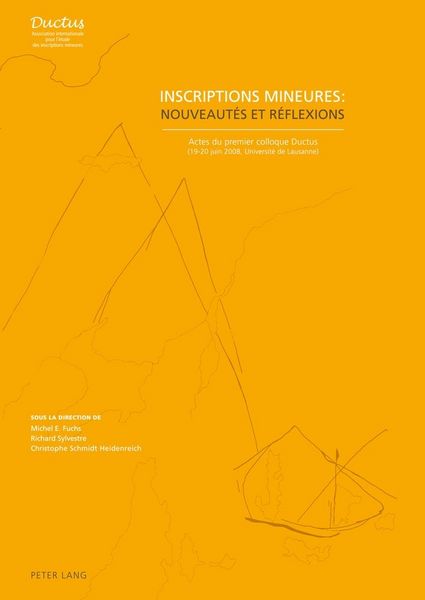 Produktbild: Inscriptions mineures : nouveaut&eacute;s et r&eacute;flexions