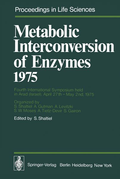 Produktbild: Metabolic Interconversion of Enzymes 1975