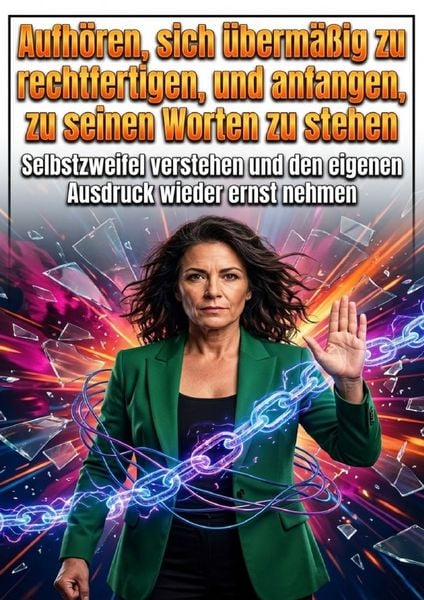 Produktbild: Aufh&ouml;ren, sich &uuml;berm&auml;&szlig;ig zu rechtfertigen, und anfangen, zu seinen Worten zu stehen