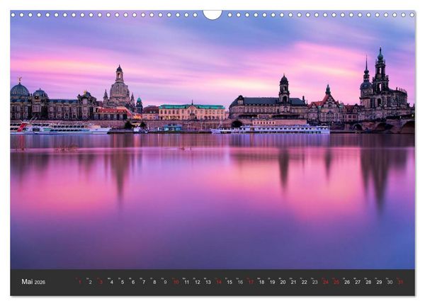 Produktbild: Barockstadt Dresden (Wandkalender 2026 DIN A3 quer), CALVENDO Monatskalender