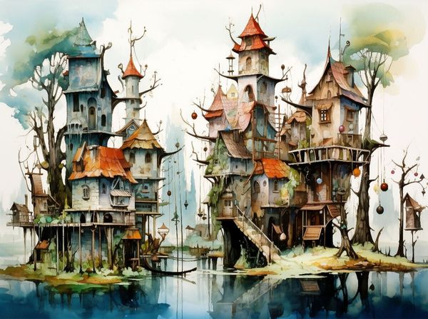 Produktbild: CALVENDO Puzzle Ein Motiv aus dem Kalender "Kuriose H&auml;user" | 2000 Teile Lege-Gr&ouml;&szlig;e 90x67cm Foto-Puzzle f&uuml;r gl&uuml;ckliche Stunden