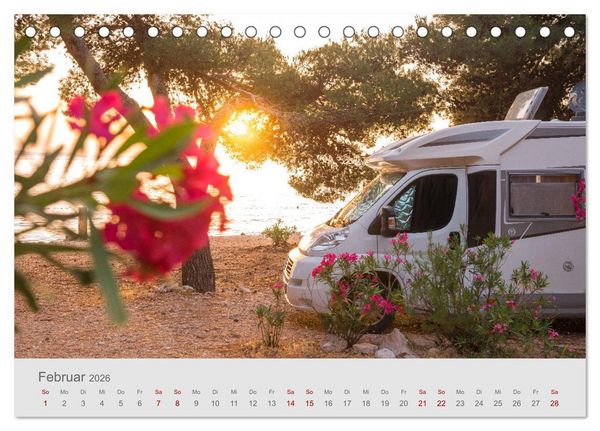 Produktbild: Abenteuer Camping in Kroatien (Tischkalender 2026 DIN A5 quer), CALVENDO Monatskalender