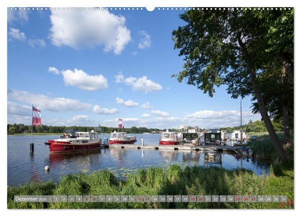 Produktbild: Hausbooturlaub Deutschland - Mecklenburgische Seenplatte (Wandkalender 2026 DIN A2 quer), CALVENDO Monatskalender