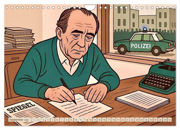 Produktbild: Heinrich B&ouml;ll (Wandkalender 2026 DIN A4 quer), CALVENDO Monatskalender