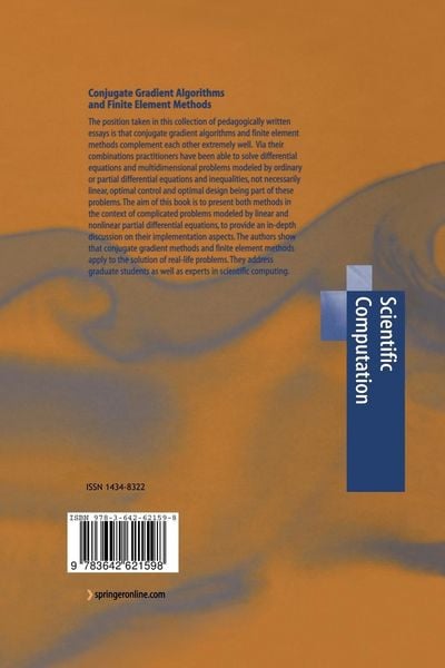 Produktbild: Conjugate Gradient Algorithms and Finite Element Methods