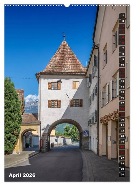 Produktbild: Stadtherz MERAN (Wandkalender 2026 DIN A2 hoch), CALVENDO Monatskalender