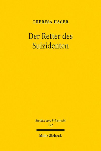 Produktbild: Der Retter des Suizidenten