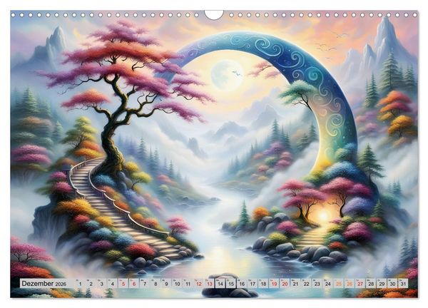 Produktbild: Mondsichelzauber Eine Reise durch die Natur (Wandkalender 2026 DIN A3 quer), CALVENDO Monatskalender