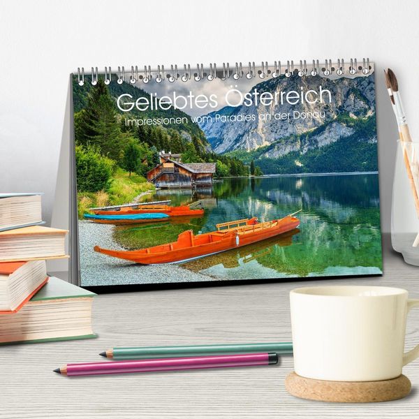 Produktbild: Geliebtes &Ouml;sterreich. Impressionen vom Paradies an der Donau (Tischkalender 2026 DIN A5 quer), CALVENDO Monatskalender