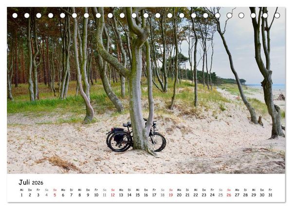 Produktbild: Velomantisch - Radimpressionen (Tischkalender 2026 DIN A5 quer), CALVENDO Monatskalender