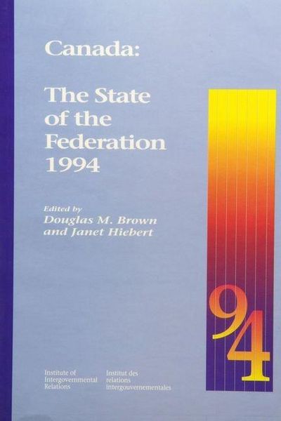 Produktbild: Canada: The State of the Federation 1994
