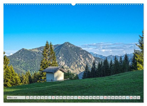 Produktbild: Sehnsuchtsziel Berge - Unterwegs in den Bergwelt rund um M&uuml;nchen (hochwertiger Premium Wandkalender 2026 DIN A2 quer), Kunstdruck in Hochglanz