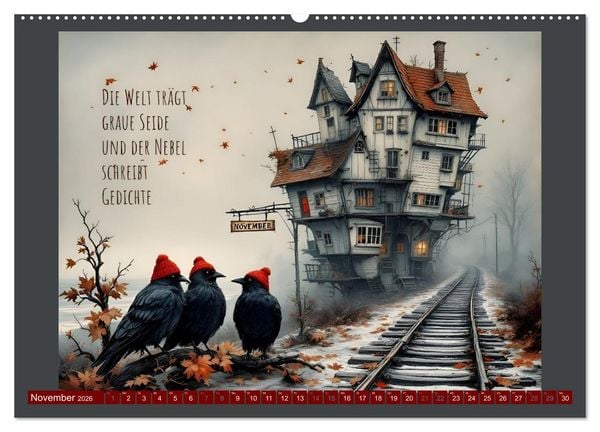 Produktbild: Meergeflunkert (Wandkalender 2026 DIN A2 quer), CALVENDO Monatskalender