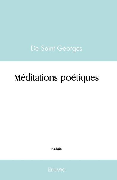 Produktbild: M&eacute;ditations po&eacute;tiques