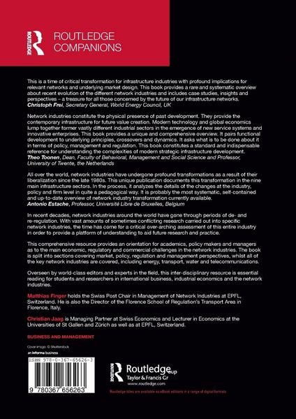 Produktbild: The Routledge Companion to Network Industries