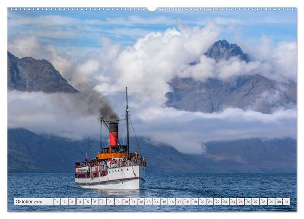 Produktbild: Neuseeland S&uuml;dinsel - Spektakul&auml;re Naturlandschaften im Kiwiland (Wandkalender 2026 DIN A2 quer), CALVENDO Monatskalender