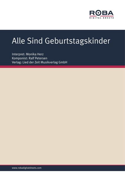 Produktbild: Alle Sind Geburtstagskinder