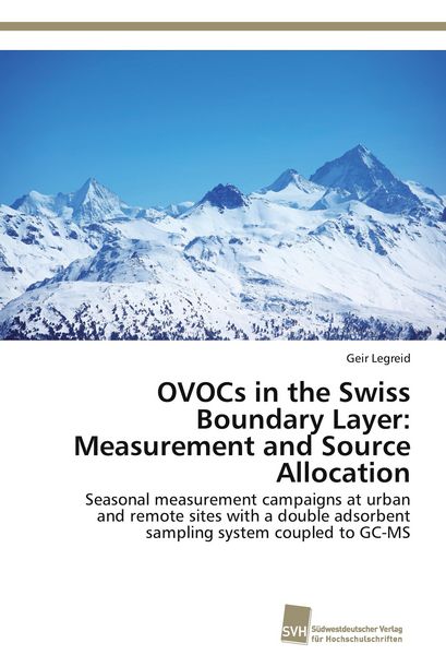 Produktbild: OVOCs in the Swiss Boundary Layer: Measurement and Source Allocation