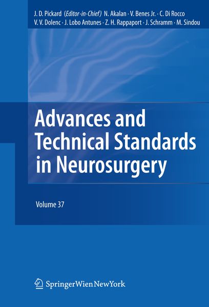 Produktbild: Advances and Technical Standards in Neurosurgery