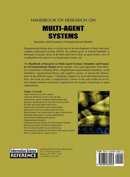 Produktbild: Handbook of Research on Multi-Agent Systems