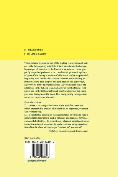 Produktbild: Calculus of Variations I