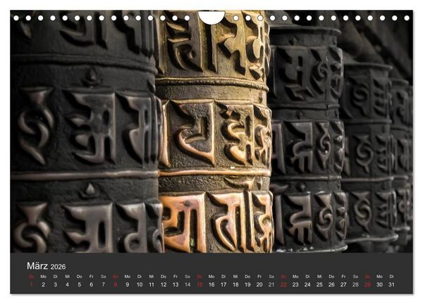 Produktbild: Nepal 2026 - Dem Himmel so nah (Wandkalender 2026 DIN A4 quer), CALVENDO Monatskalender