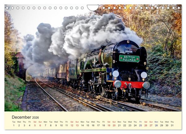 Produktbild: Steam Landscape (Wall Calendar 2026 DIN A4 landscape), CALVENDO 12 Month Wall Calendar