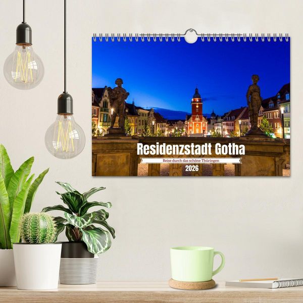 Produktbild: Residenzstadt Gotha - Reise durch das sch&ouml;ne Th&uuml;ringen (Wandkalender 2026 DIN A4 quer), CALVENDO Monatskalender