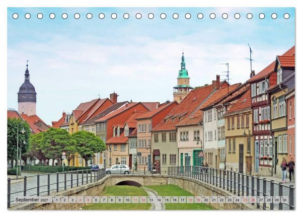 Produktbild: Bad Langensalza - Die Kur- und Gartenstadt (Tischkalender 2027 DIN A5 quer), CALVENDO Monatskalender