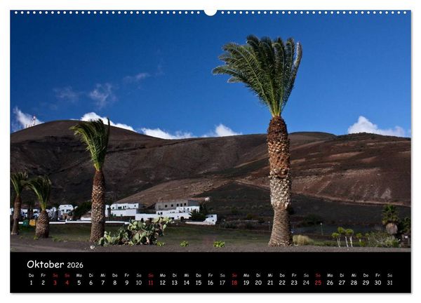 Produktbild: Lanzarote (Wandkalender 2026 DIN A2 quer), CALVENDO Monatskalender