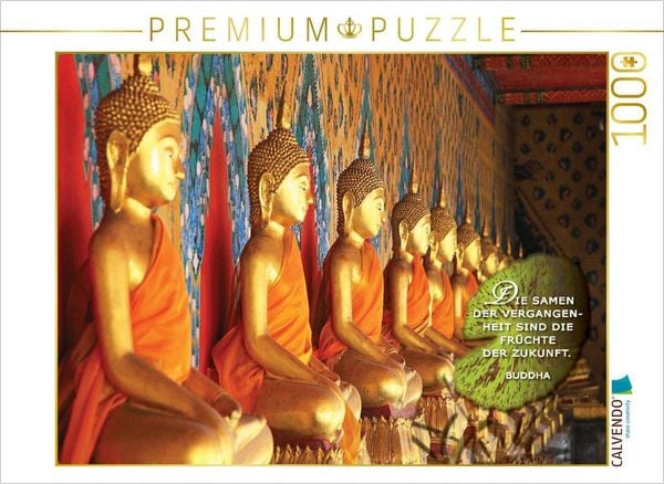 CALVENDO Puzzle Alles Geschaffene ist vergänglich. Strebt weiter, bemüht euch, unablässig achtsam zu sein. | 1000 Teile Lege-Größe 64x48cm Foto-Puzzle