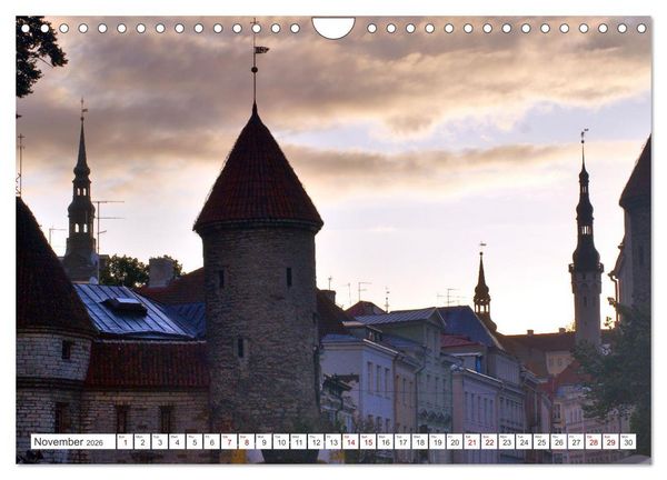 Produktbild: Exploring Tallinn (Wall Calendar 2026 DIN A4 landscape), CALVENDO 12 Month Wall Calendar