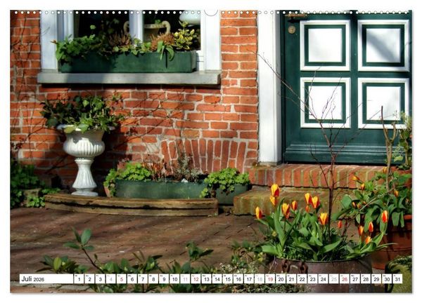 Produktbild: Leer - Ostfriesische Impressionen 2026 (Wandkalender 2026 DIN A2 quer), CALVENDO Monatskalender