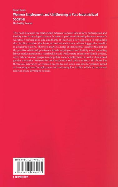 Produktbild: Women&rsquo;s Employment and Childbearing in Post-Industrialized Societies