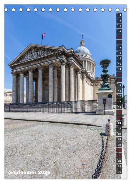 Produktbild: PARIS Stadtspaziergang (Tischkalender 2026 DIN A5 hoch), CALVENDO Monatskalender