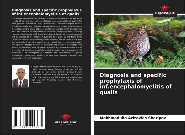 Produktbild: Diagnosis and specific prophylaxis of inf.encephalomyelitis of quails