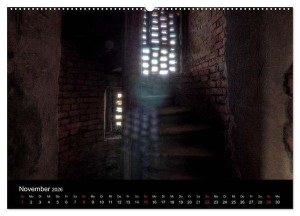 Produktbild: Verlassene Ort - Kirchen (hochwertiger Premium Wandkalender 2026 DIN A2 quer), Kunstdruck in Hochglanz