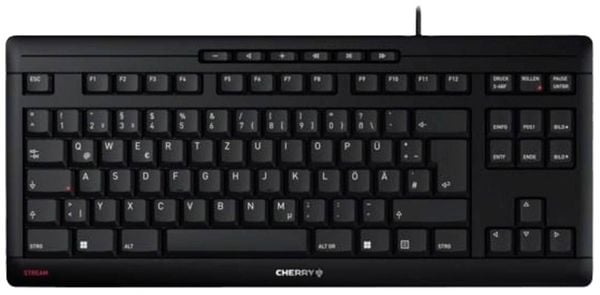 CHERRY JK-8600DE-2 Kabelgebunden Tastatur Deutsch, QWERTZ Schwarz