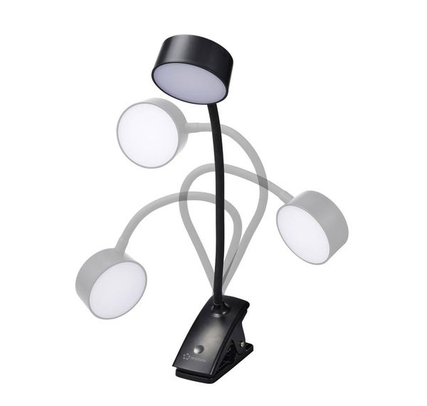 Produktbild: Renkforce RF-6053266 Klemmleuchte LED LED fest eingebaut 2W Schwarz