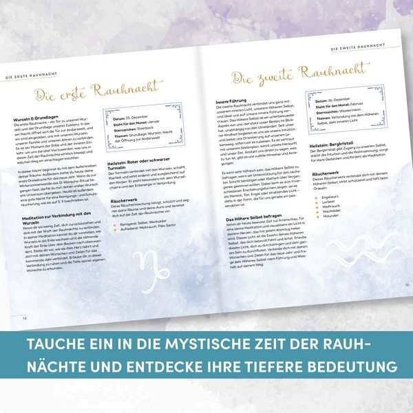 Produktbild: Meine magischen Rauhn&auml;chte. Erinnerungsjournal.