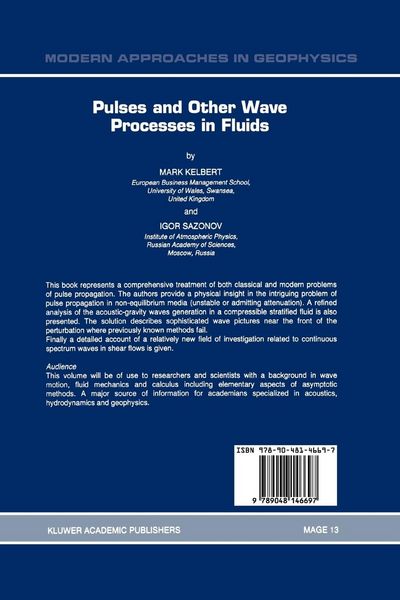 Produktbild: Pulses and Other Wave Processes in Fluids