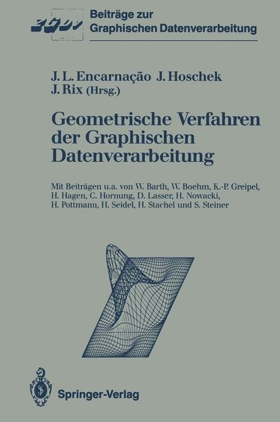 Produktbild: Geometrische Verfahren der Graphischen Datenverarbeitung