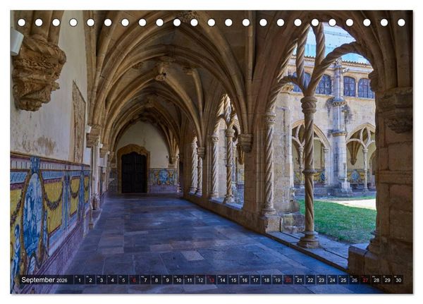 Produktbild: Portugal - Bilder dreier St&auml;dte (Tischkalender 2026 DIN A5 quer), CALVENDO Monatskalender