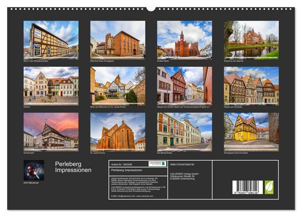 Produktbild: Perleberg Impressionen (hochwertiger Premium Wandkalender 2026 DIN A2 quer), Kunstdruck in Hochglanz