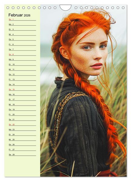 Produktbild: Rote Sch&ouml;nheiten. Nat&uuml;rliche Eleganz und wilde Anmut (Wandkalender 2026 DIN A4 hoch), CALVENDO Monatskalender