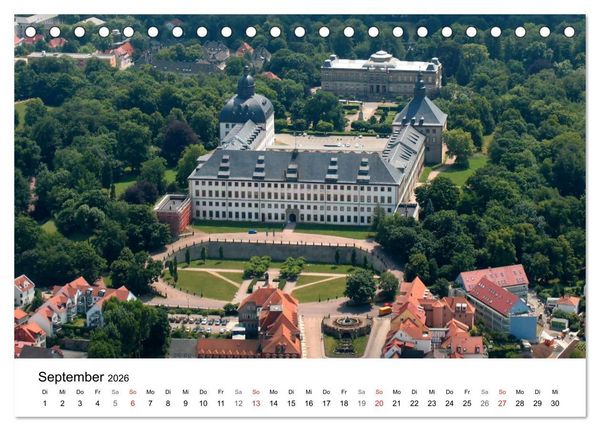Produktbild: Th&uuml;ringen - mit Abstand betrachtet 2026 (Tischkalender 2026 DIN A5 quer), CALVENDO Monatskalender